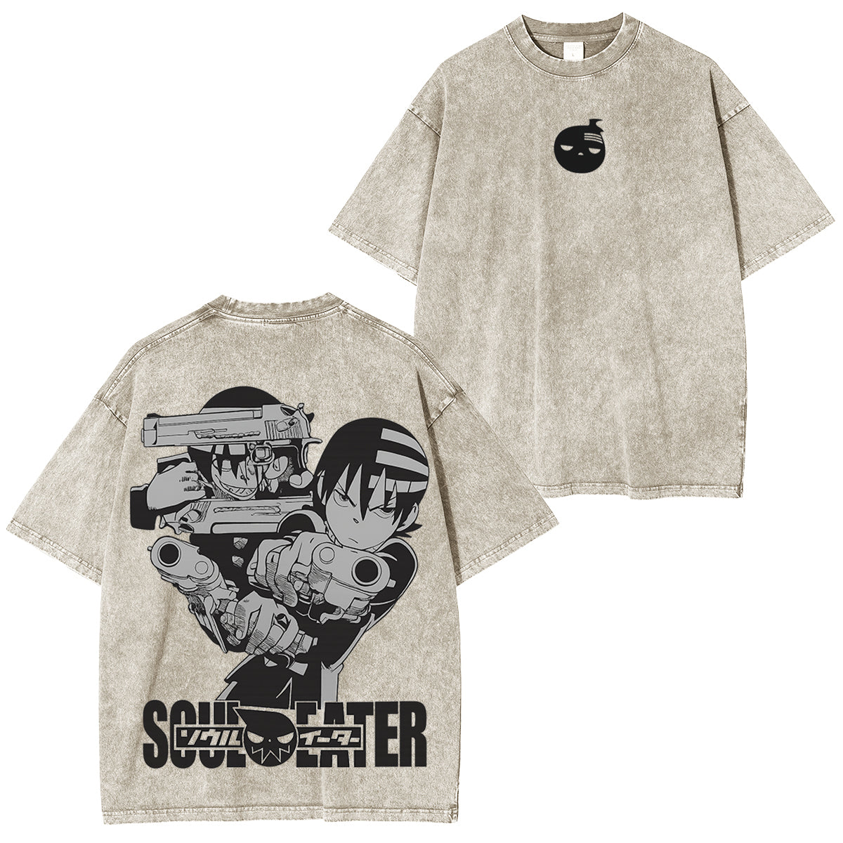 Matching Soul Eater Unisex Washed T-Shirt