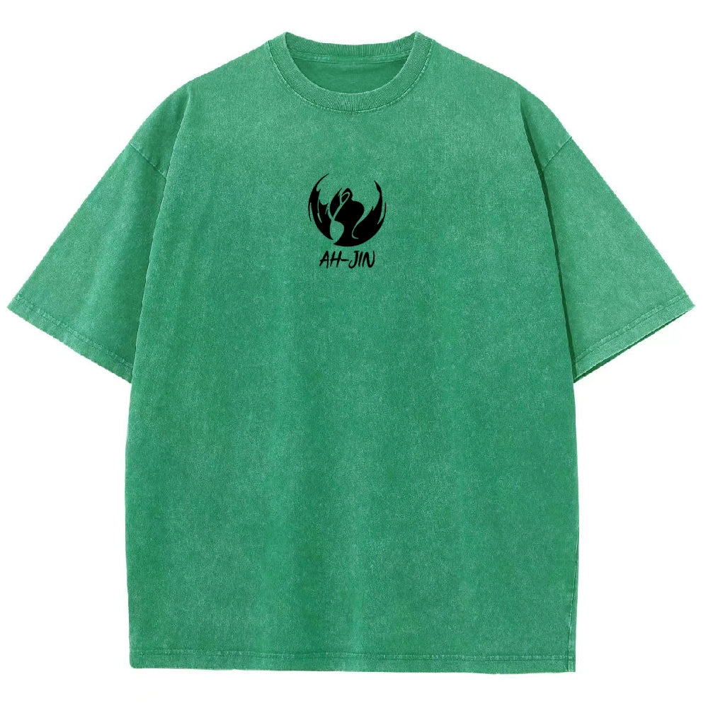 solo leveling Unisex Fit Polera Lavada 2502007458