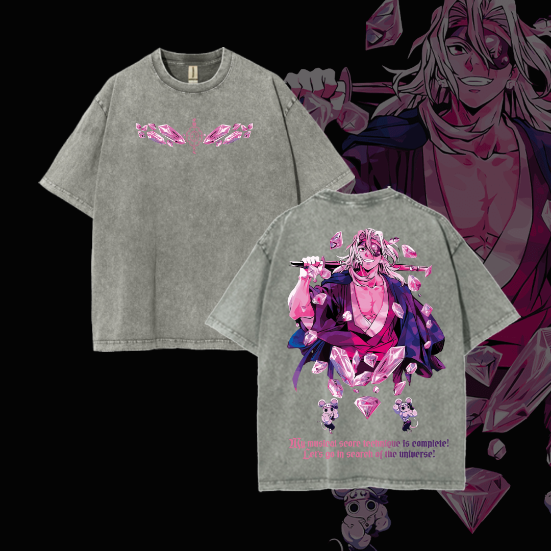 Hashira Demon Slayer Polera – Rengoku, Giyu, Tengen, Obanai, Gyomei, Mitsuri Oversize Lavada Vintage