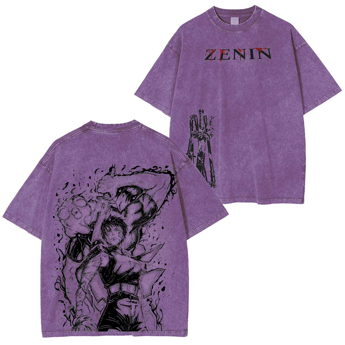 Jujutsu Kaisen Vintage washed T-shirt/Crewneck/Hoodie