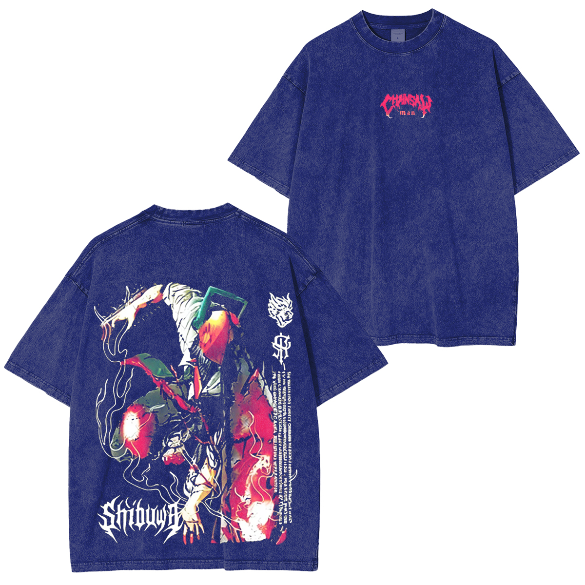 Chainsaw Man Vintage Washed Unisex T-Shirt