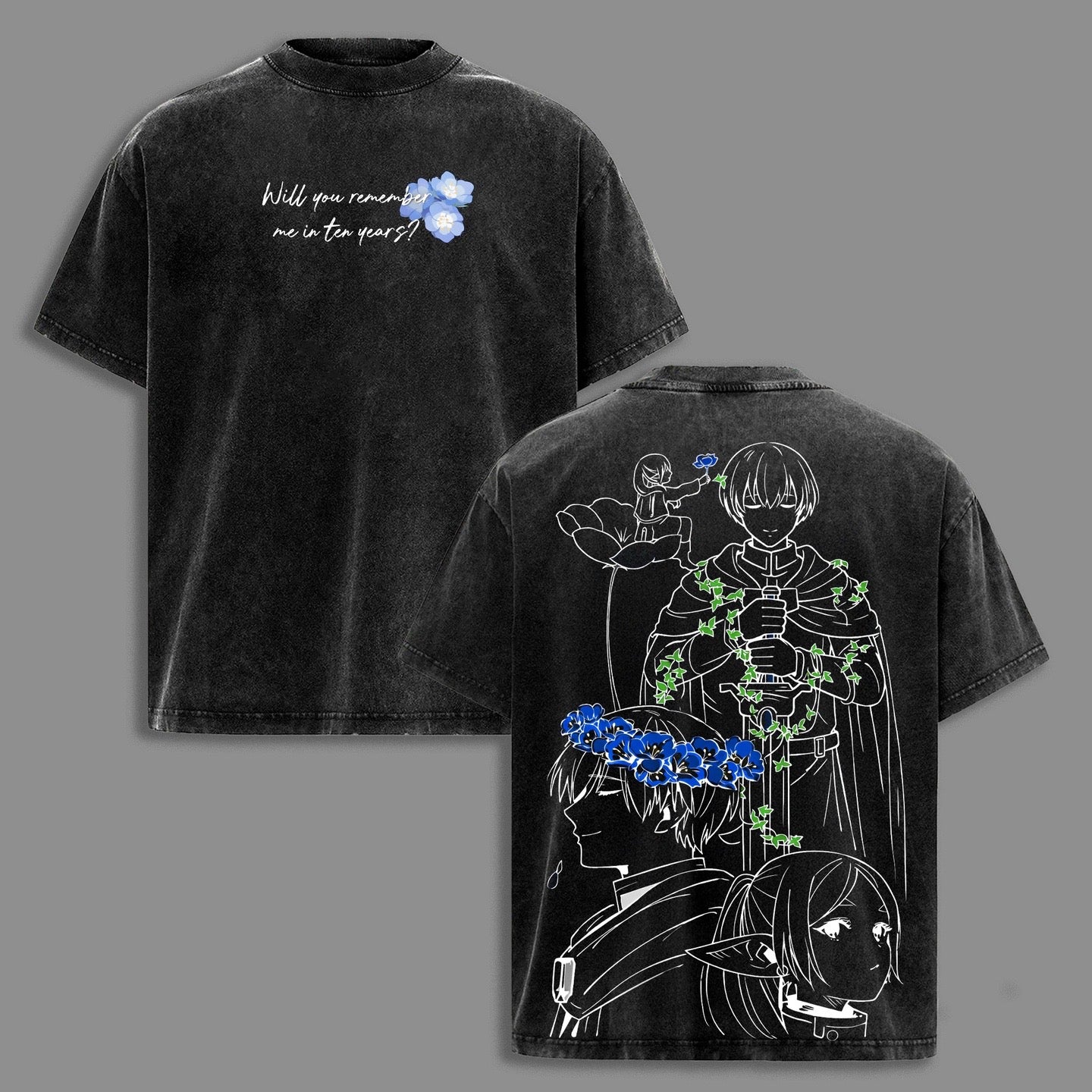 Frieren Beyond Journeys End Washed T-shirt/Crewneck/Hoodie