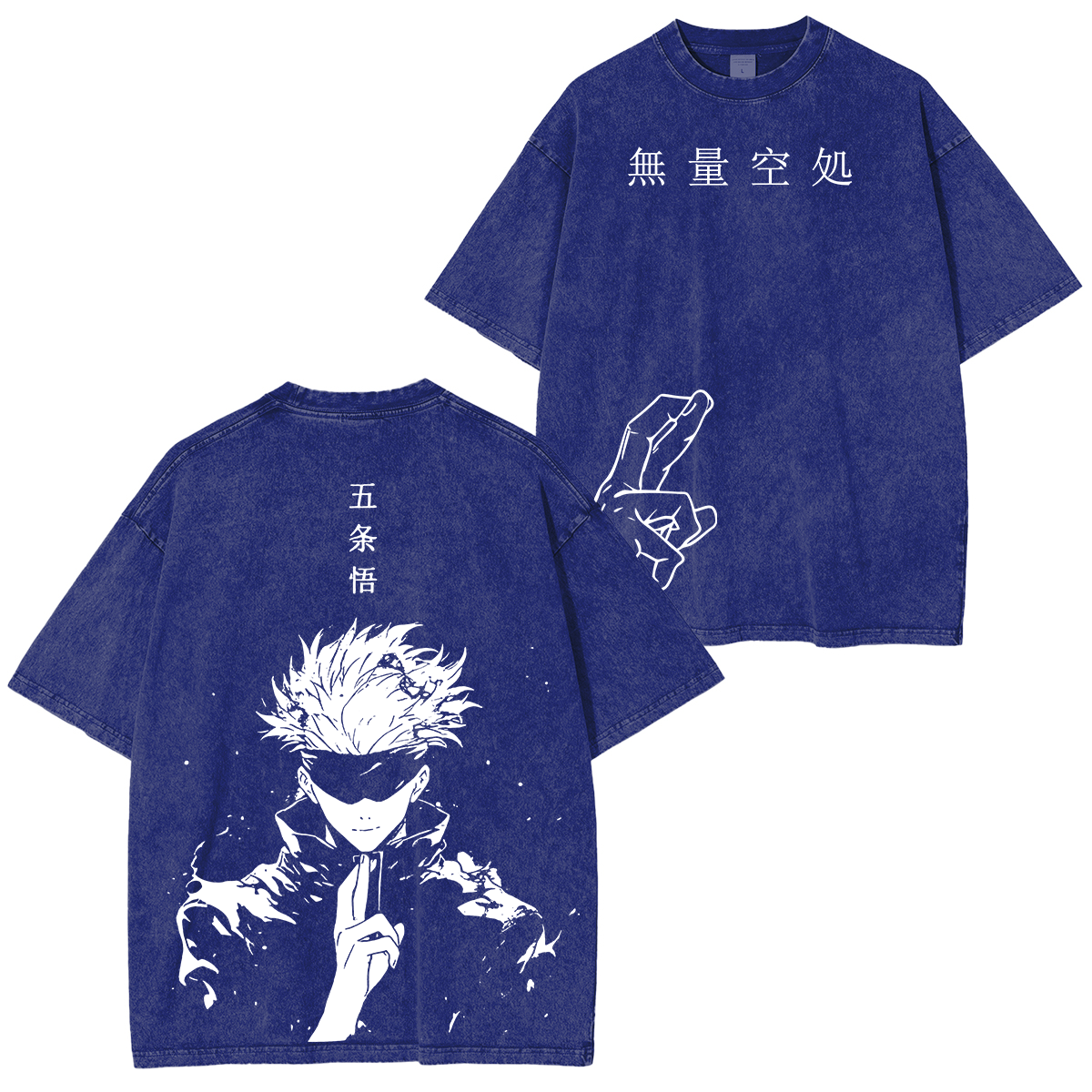 Satoru Gojo jujutsu kaisen Polera Lavada Vintage