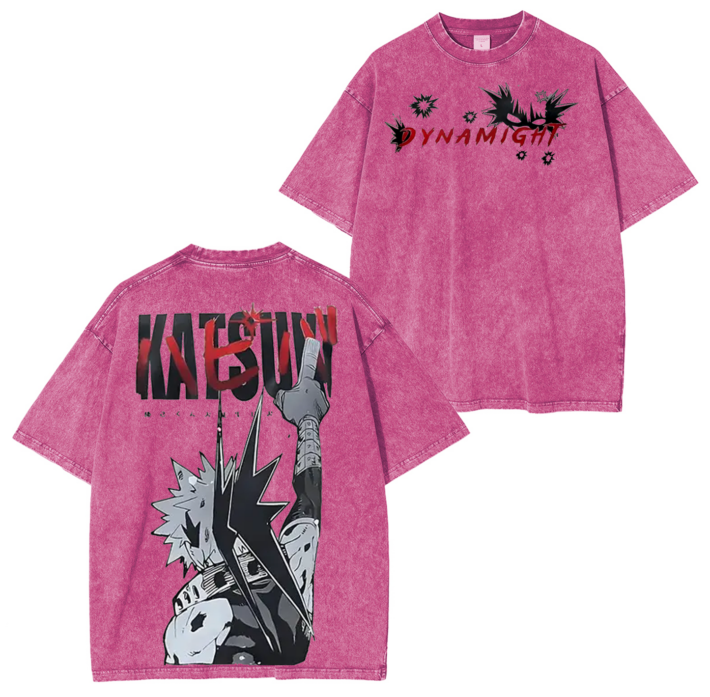 Bakugou,My Hero Academia Anime Polera Lavada