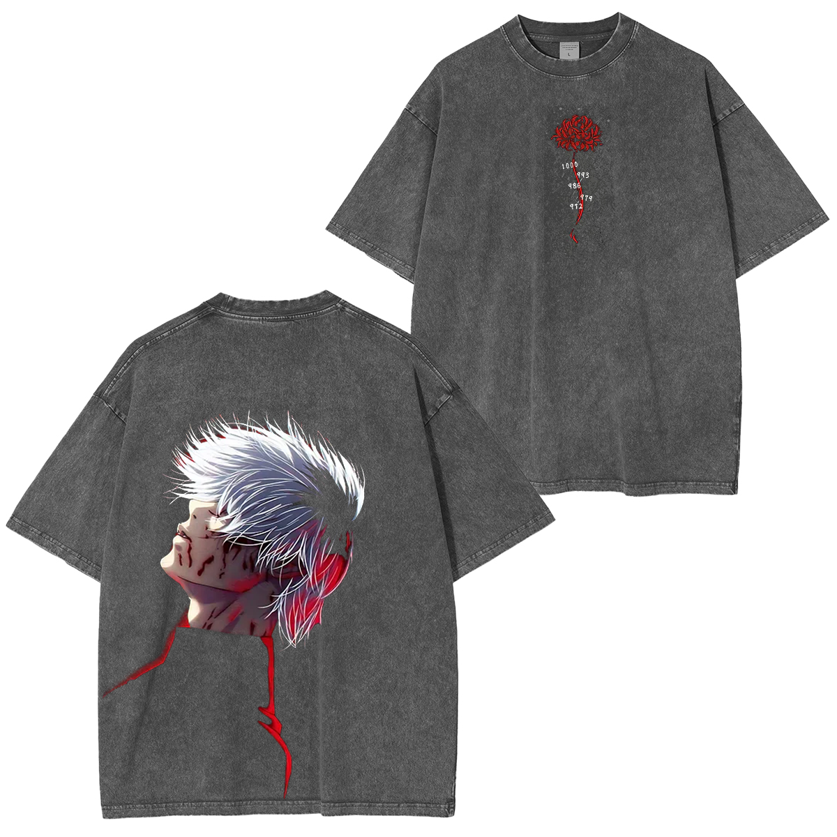 Tokyo Ghoul Anime Oversized Polera Lavada