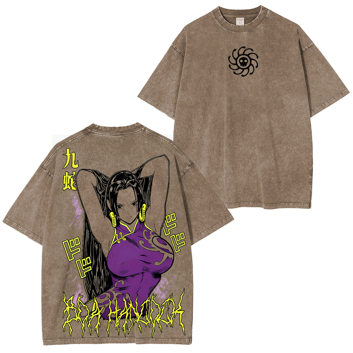One Piece :Boa Hancock Vintage washed T-shirt/Crewneck/Hoodie