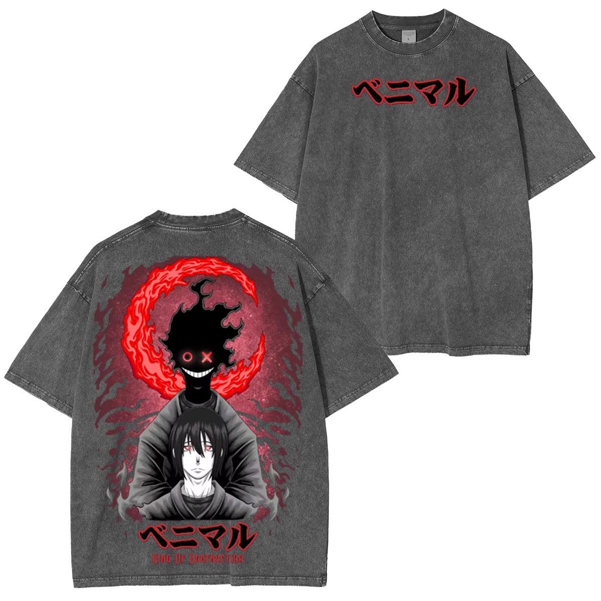 Benimaru Fire Force Washed T-shirt/Crewneck/Hoodie