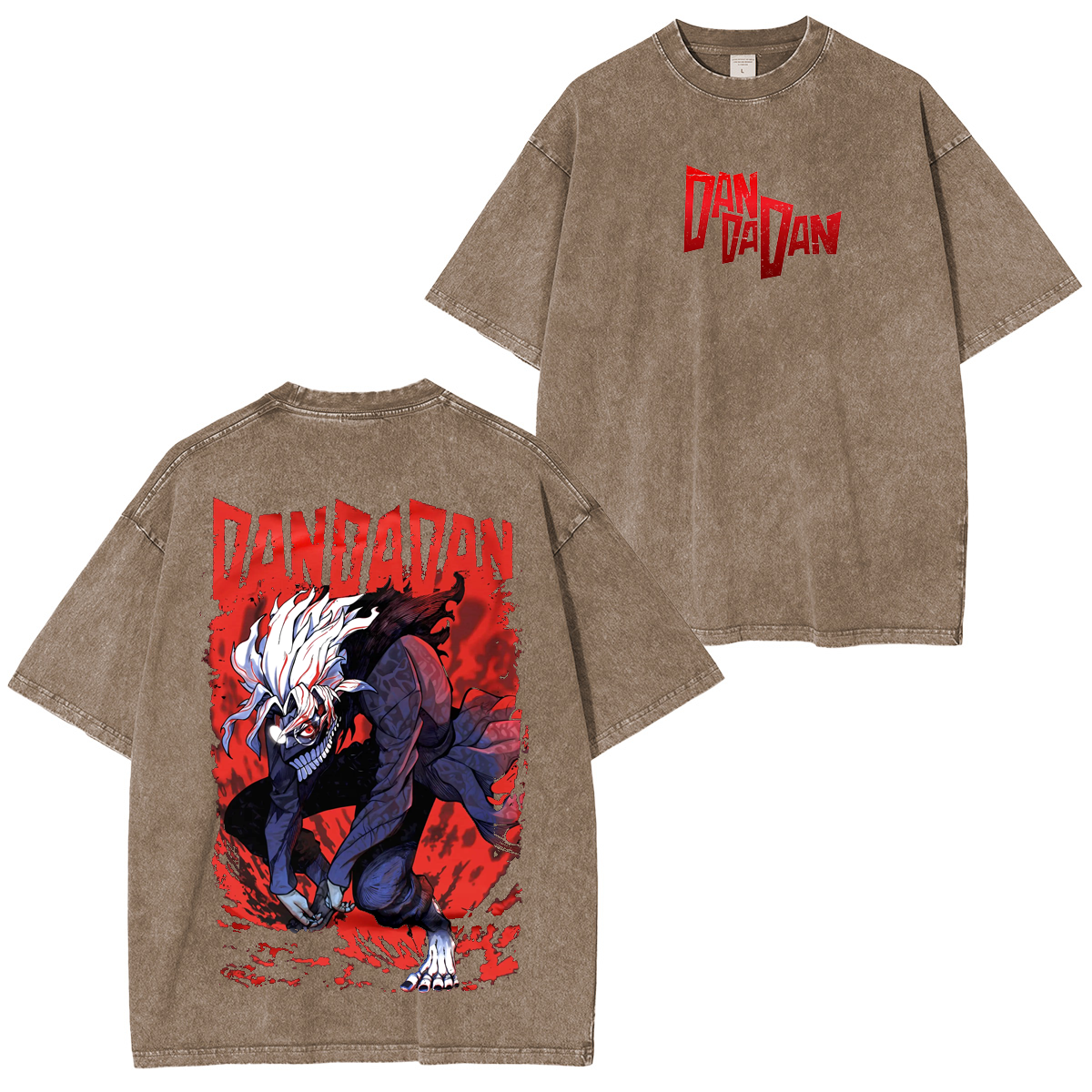 Dandadan Anime Unsiex Washed T-Shirt