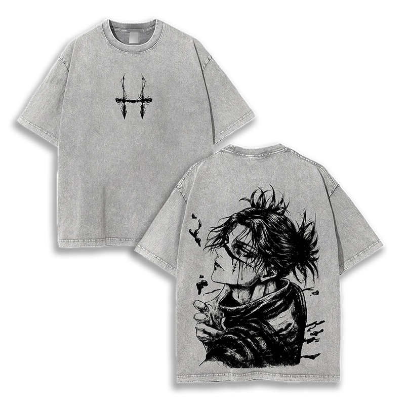 Jujutsu Kaisen Anime Unisex Washed T-Shirt