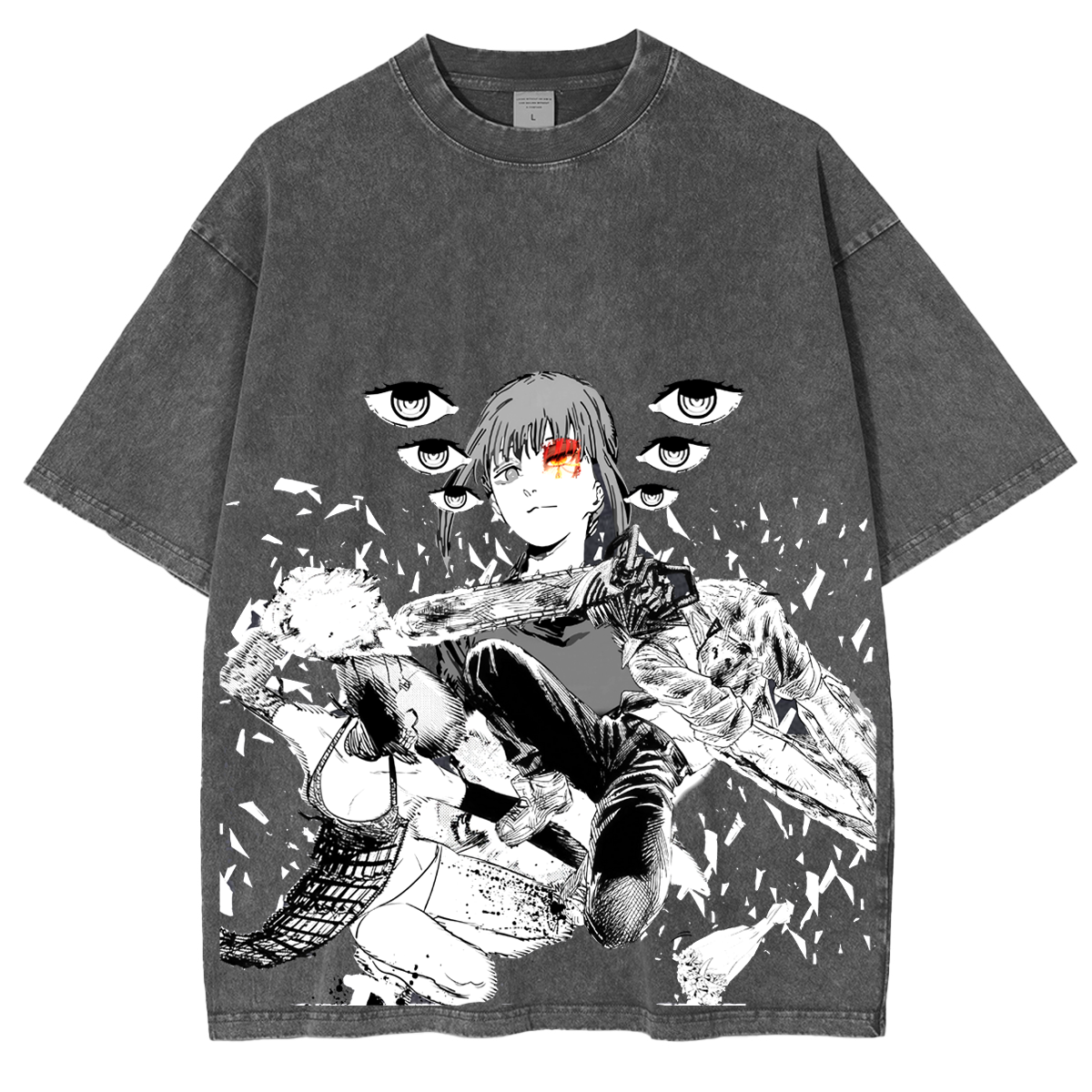 Chainsaw Man Unsiex Washed T-Shirt
