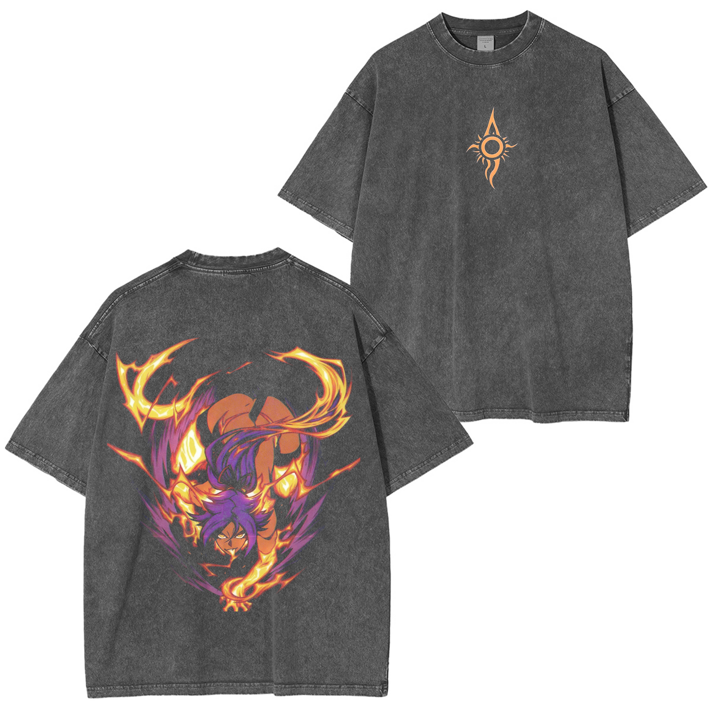 Shihouin Yoruichi Limited Edition Bleach Anime Washed T-shirt/Crewneck/Hoodie