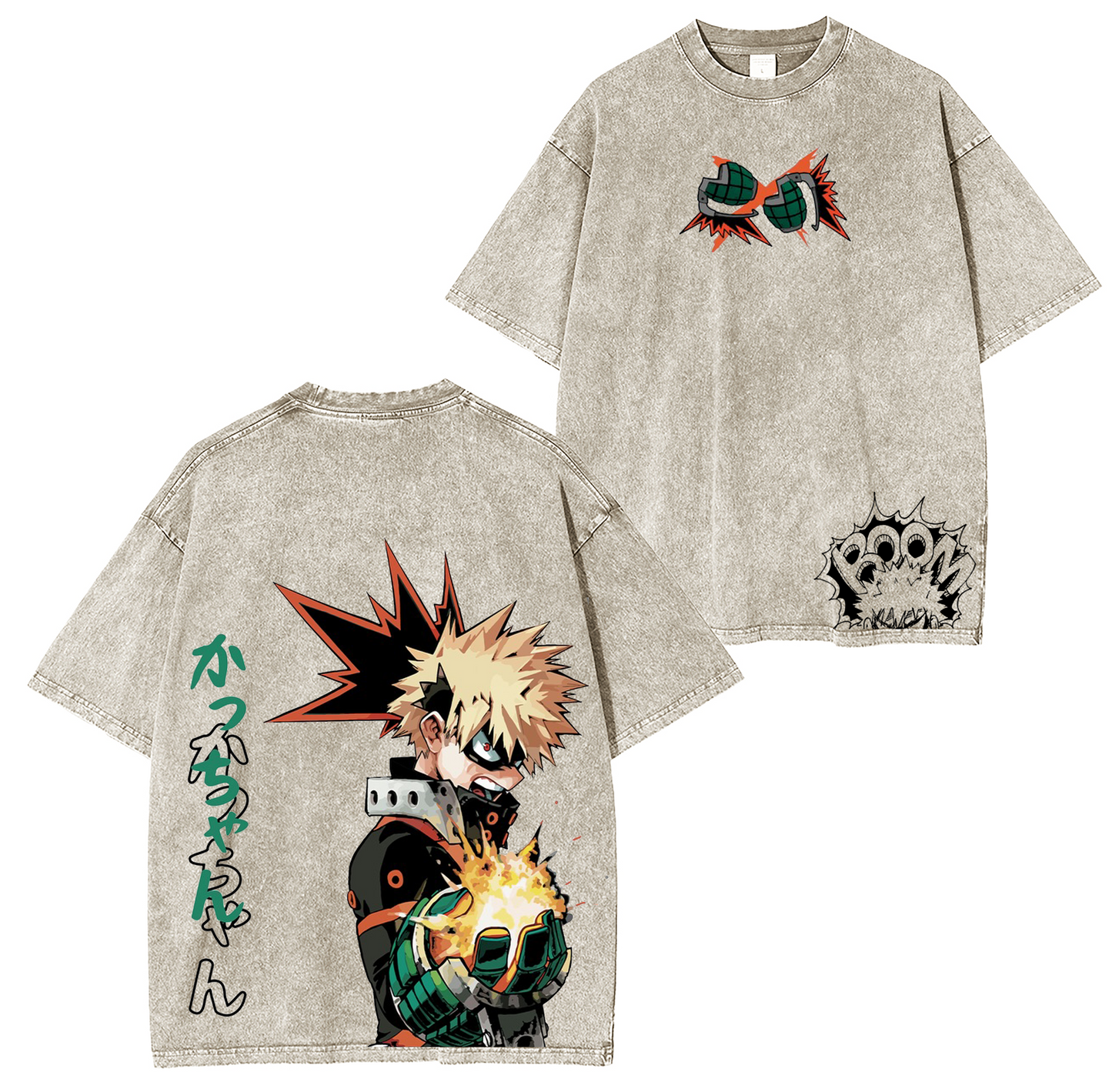 My Hero Academia Washed T-shirt/Crewneck/Hoodie