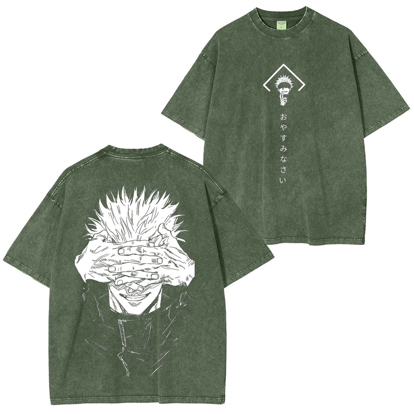 Satoru Gojo, Jujutsu Kaisen Washed T-shirt/Crewneck/Hoodie