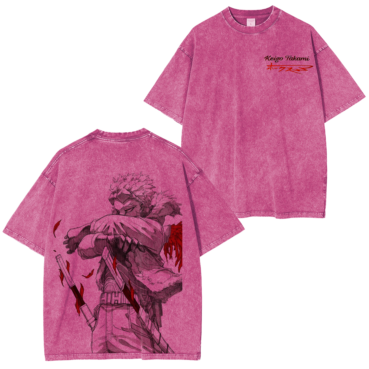 Keigo Takami,My Hero Academia Washed T-shirt/Crewneck/Hoodie