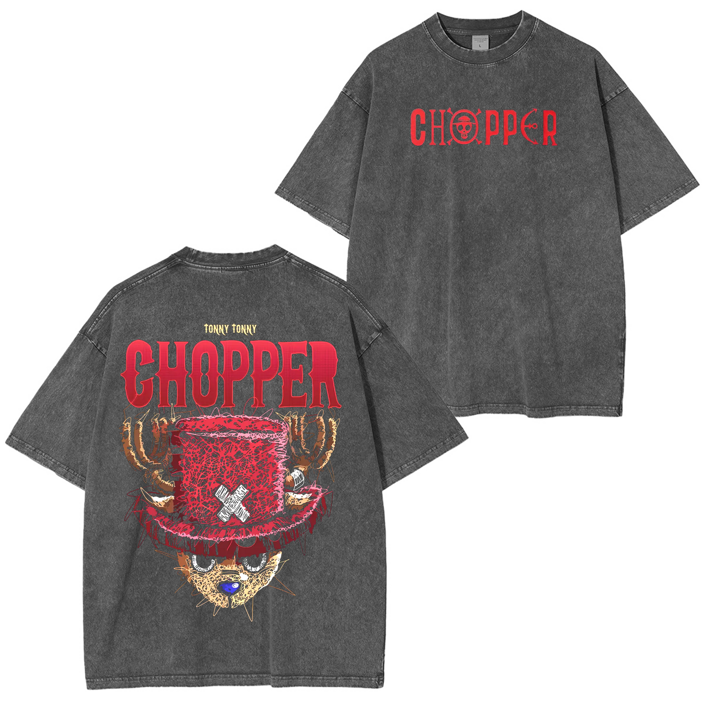 One Piece Anime Washed T-shirt/Crewneck/Hoodie