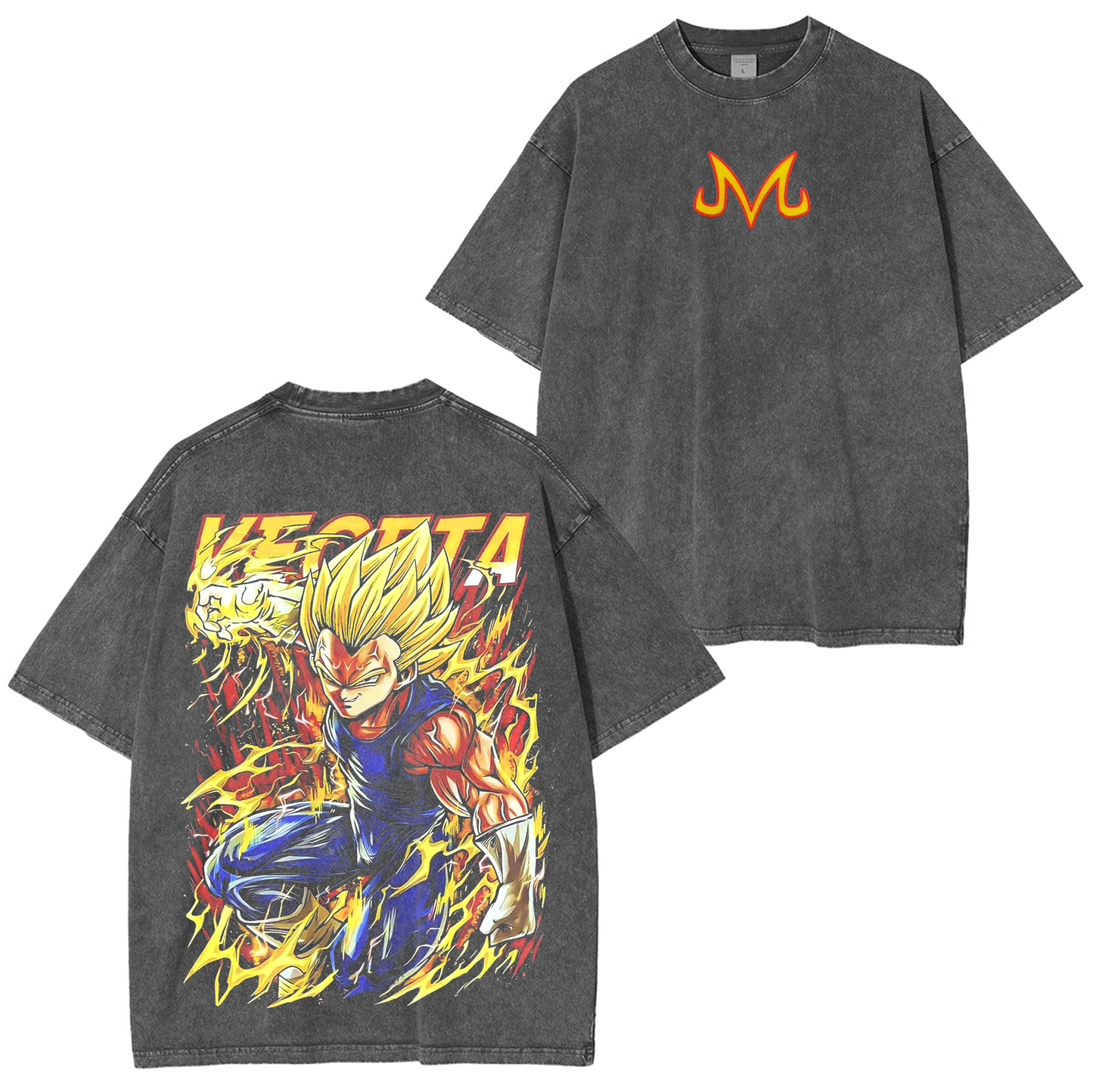 Vegeta,Dragon Ball Anime Washed T-shirt/Crewneck/Hoodie