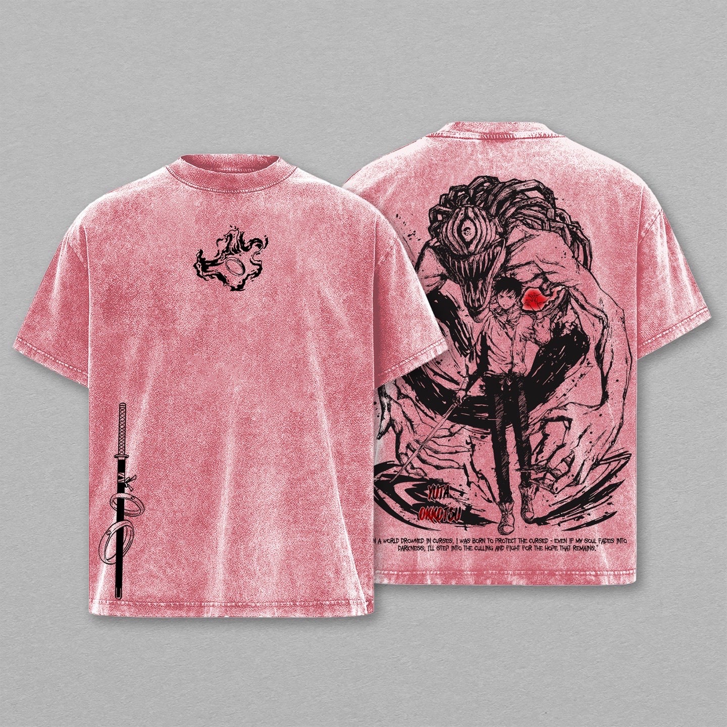 Jujutsu Kaisen Vintage Washed T-shirt/Crewneck/Hoodie