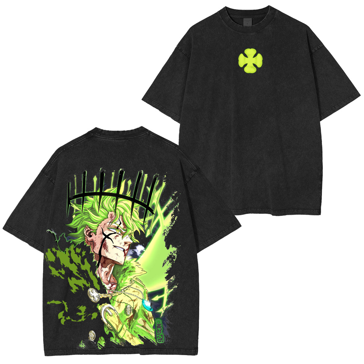 Black Clover Vintage washed T-shirt/Crewneck/Hoodie