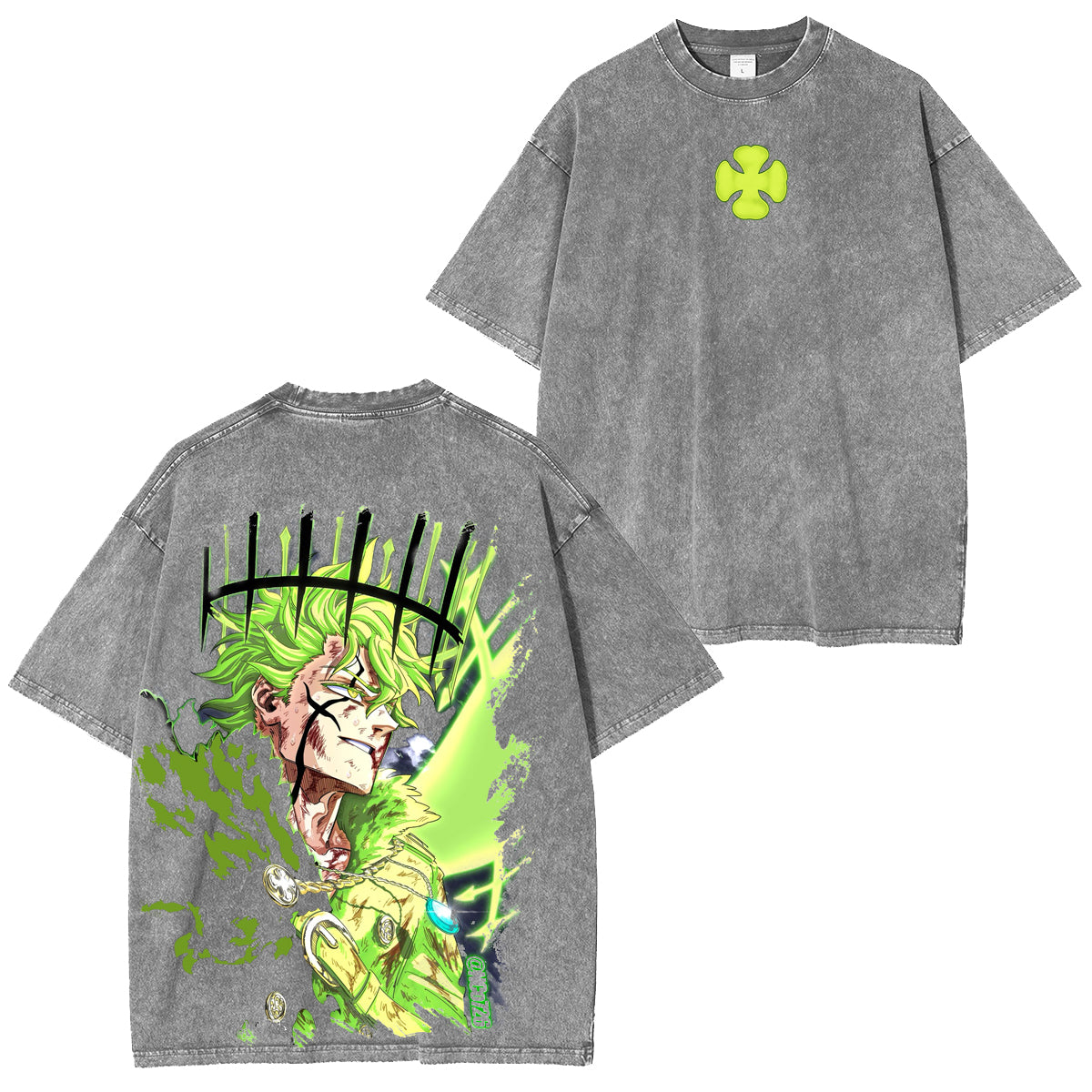 Black Clover Vintage washed T-shirt/Crewneck/Hoodie
