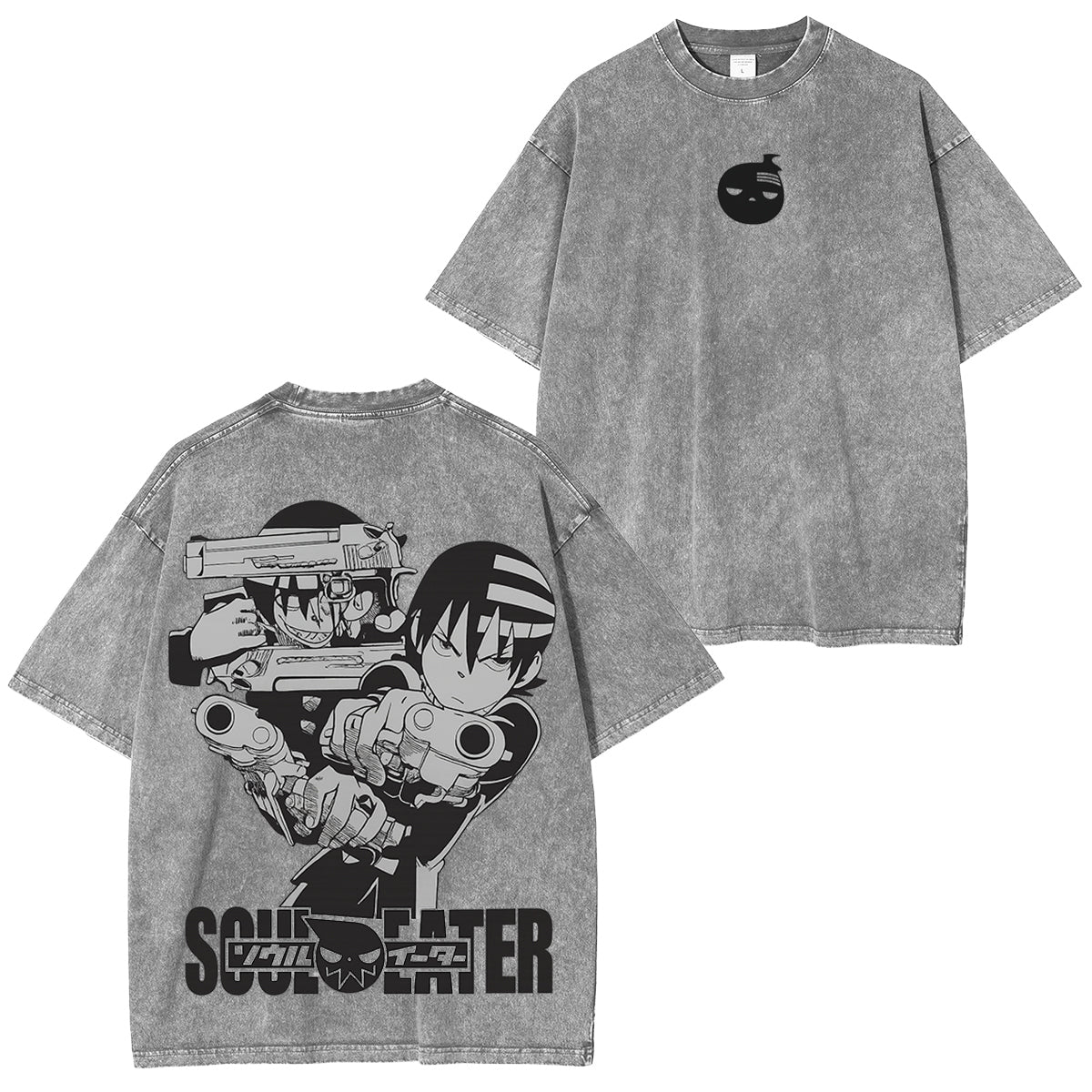 Matching Soul Eater Unisex Washed T-Shirt