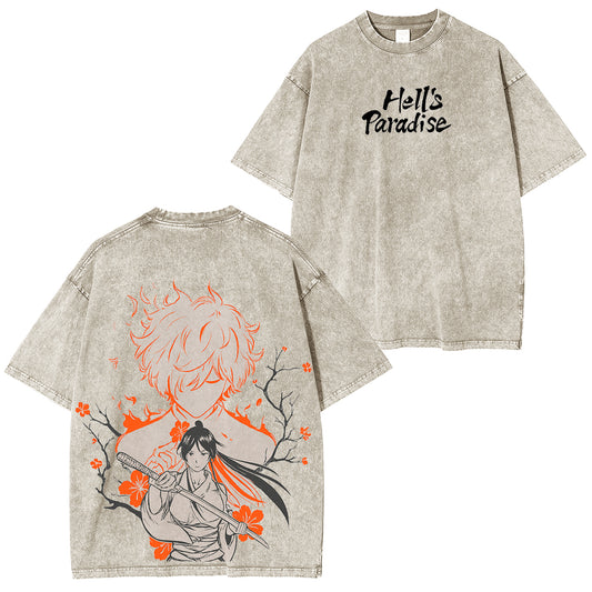 Hell's lParadiseUnisex Washed T-Shirt