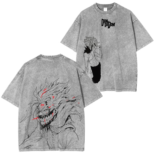 OKARUN Dandadan fans Anime Manga Vintage Polera Unisex Lavada