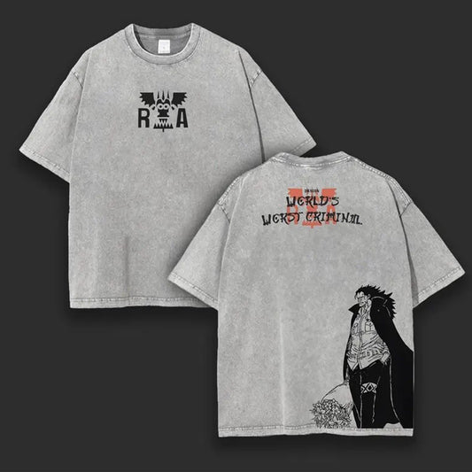 One Piece: Trafalgar Law "WORLD'S WORST CRIMINAL" Vintage T-shirt/Crewneck/Hoodie
