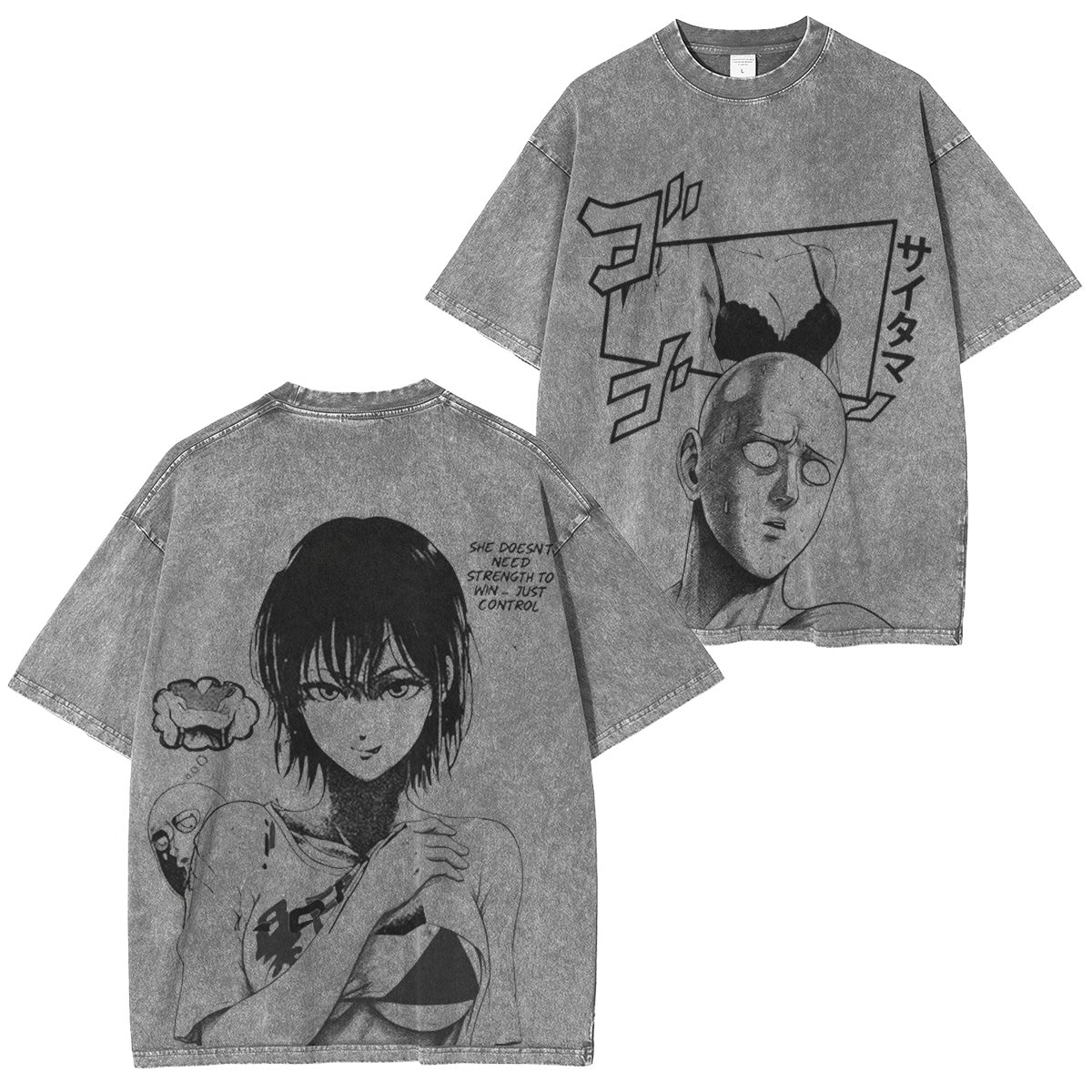 Saitama Fubuki onepunchmanseason3 Vintage Washed T-shirt/Crewneck/Hoodie