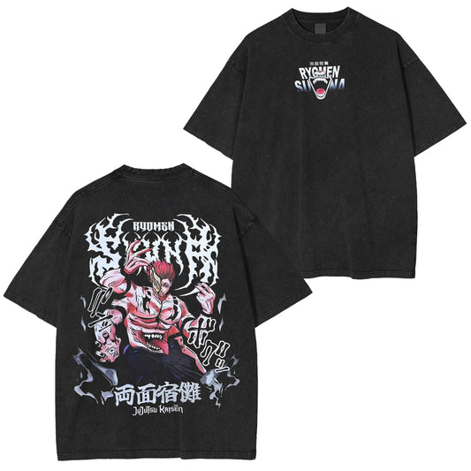 Jujutsu Kaisen Vintage washed T-shirt/Crewneck/Hoodie