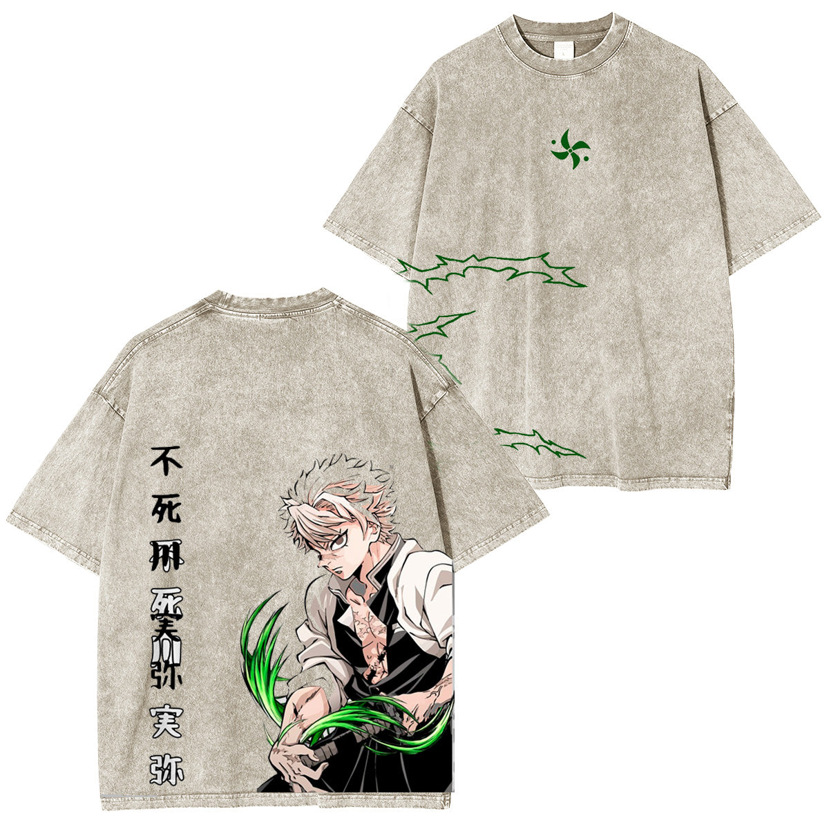 Demon Slayer: Sanemi Vintage washed T-shirt/Crewneck/Hoodie