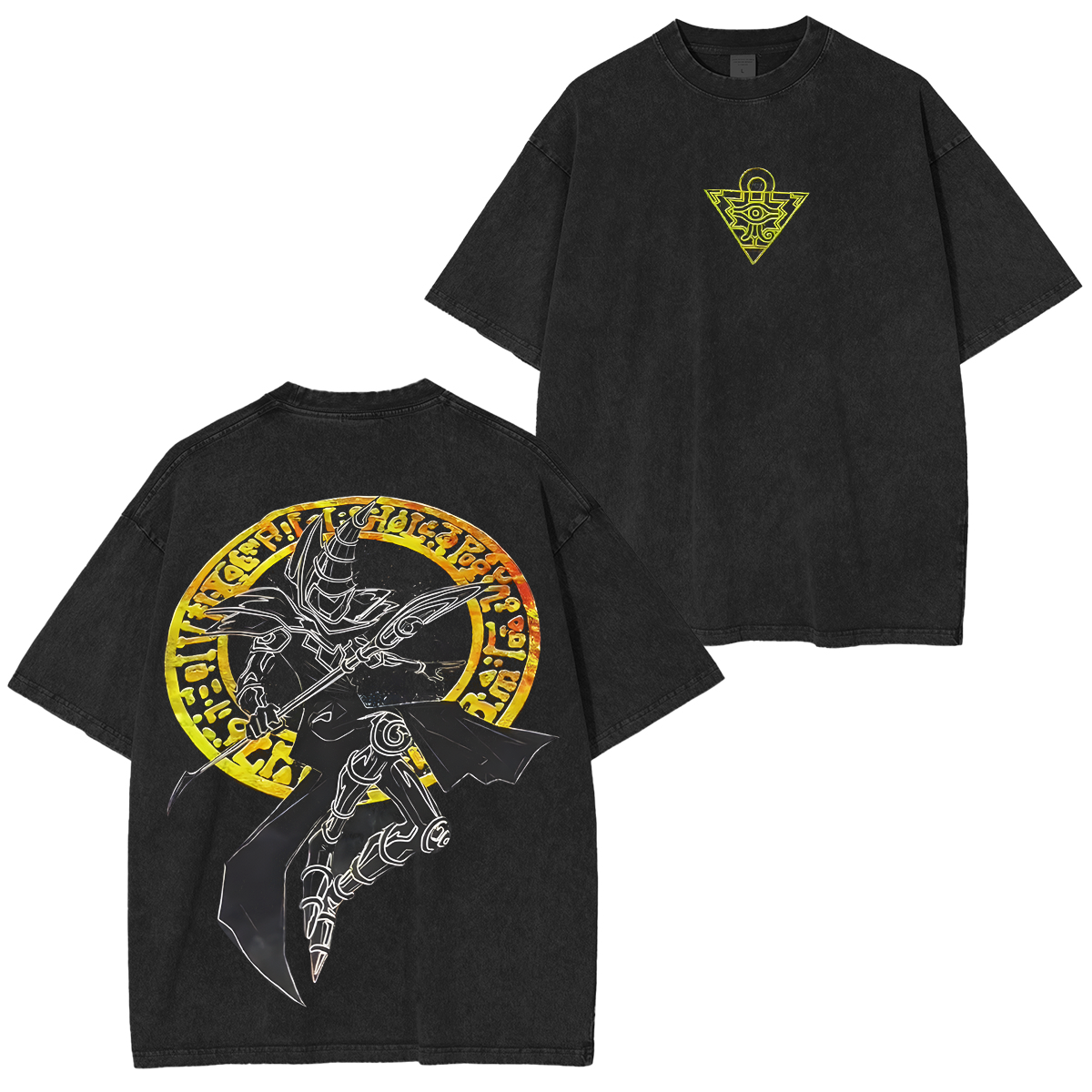 Dark Magician" Yu-Gi-Oh'' Vintage Washed Unisex Polera