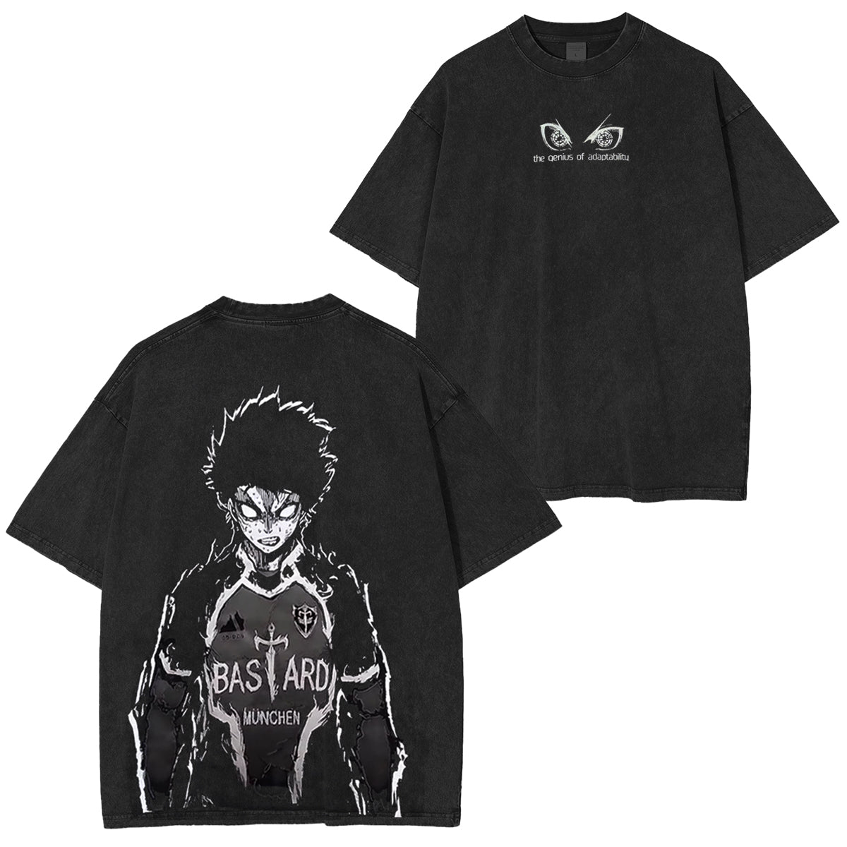Isagi Yoichi Blue Lock Vintage Washed Unisex Polera