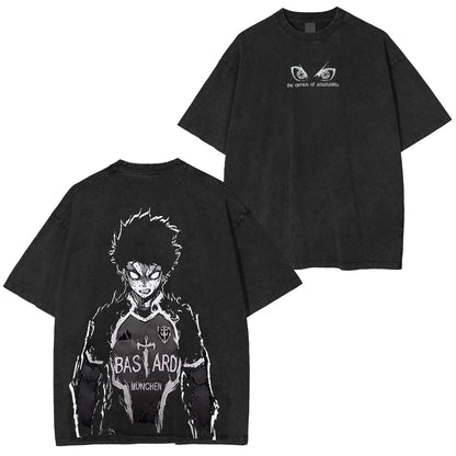 Isagi Yoichi Blue Lock Vintage Washed Unisex Polera