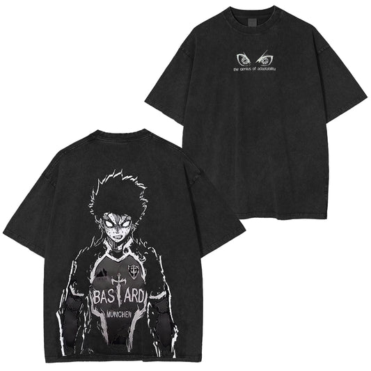 Isagi Yoichi Blue Lock Vintage Washed Unisex Polera