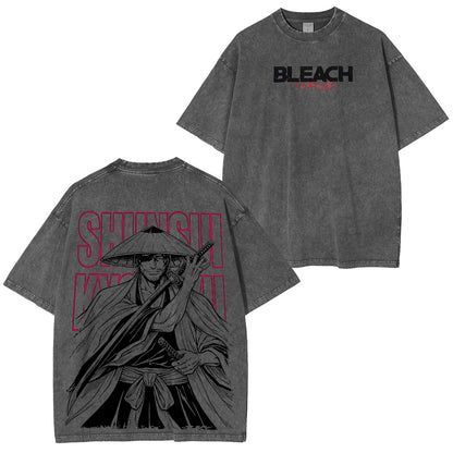 BLEACH Shunsui Kyōraku Polera Lavada Vintage