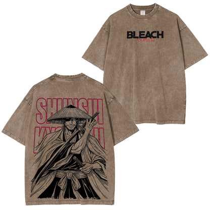 BLEACH Shunsui Kyōraku Polera Lavada Vintage