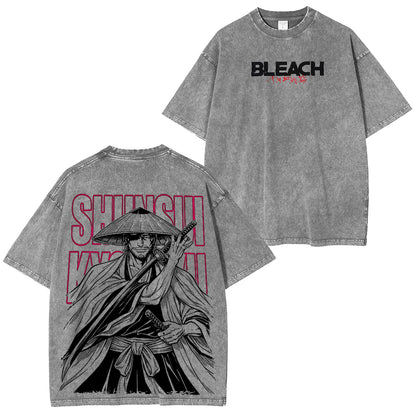 BLEACH Shunsui Kyōraku Polera Lavada Vintage