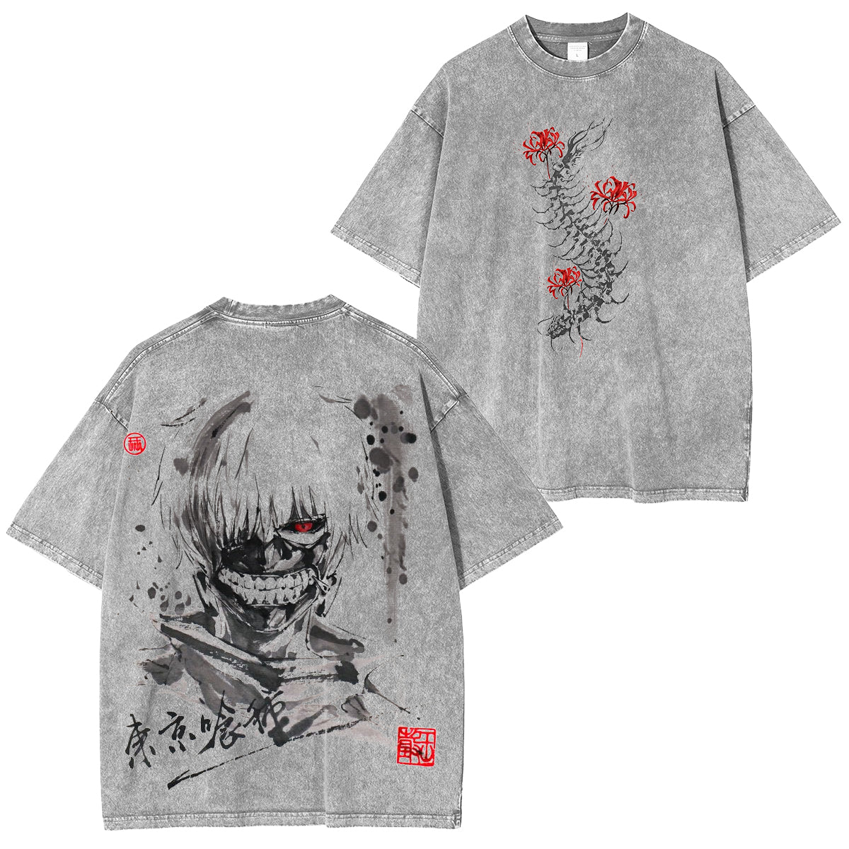 Tokyo Ghoul Anime Polera Unisex Lavada