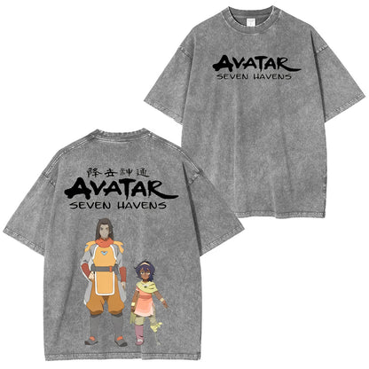 One Punch Man Avatar: Seven Havens Polera Lavada Vintage
