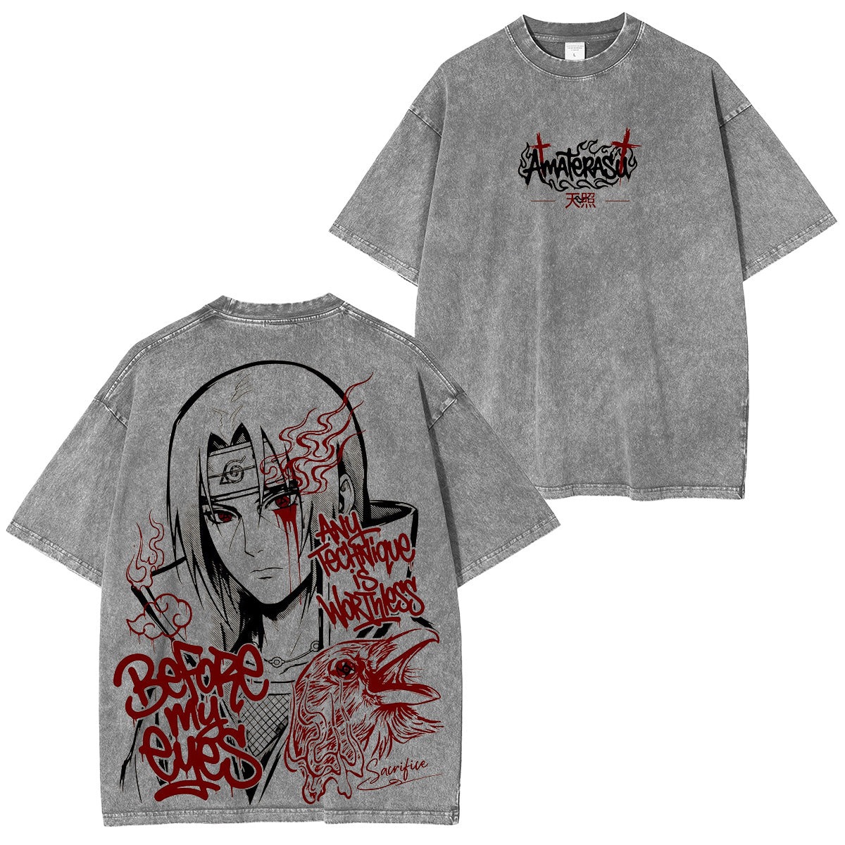 Naruto :Sasuke Polera Vintage