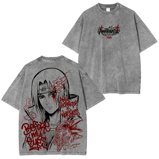 Naruto :Sasuke Polera Vintage