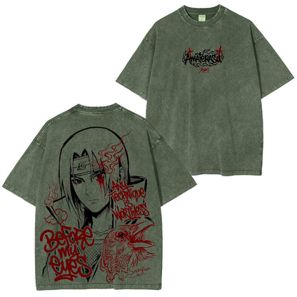 Naruto :Sasuke Polera Vintage