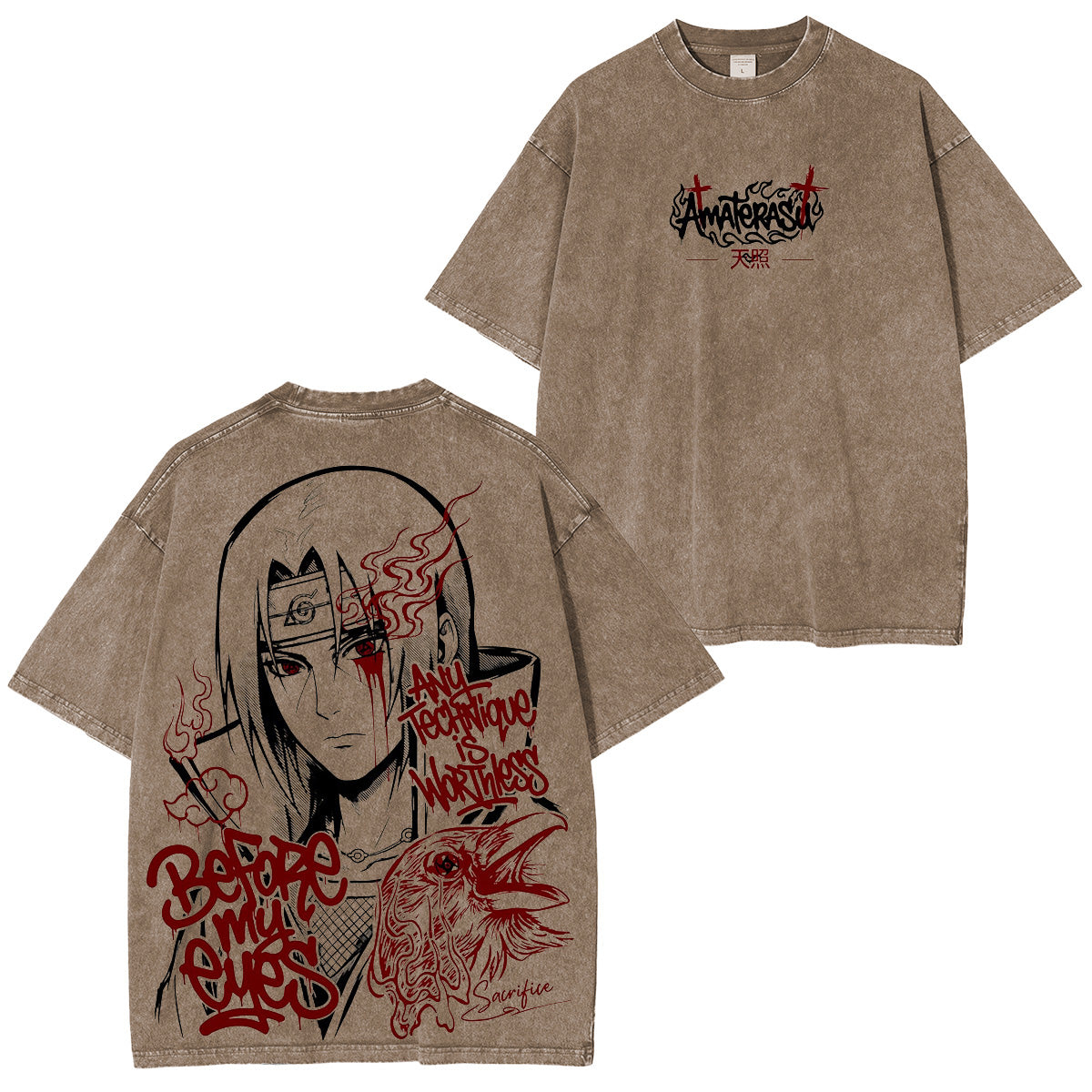 Naruto :Sasuke Polera Vintage