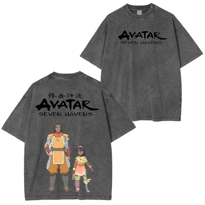 One Punch Man Avatar: Seven Havens Polera Lavada Vintage