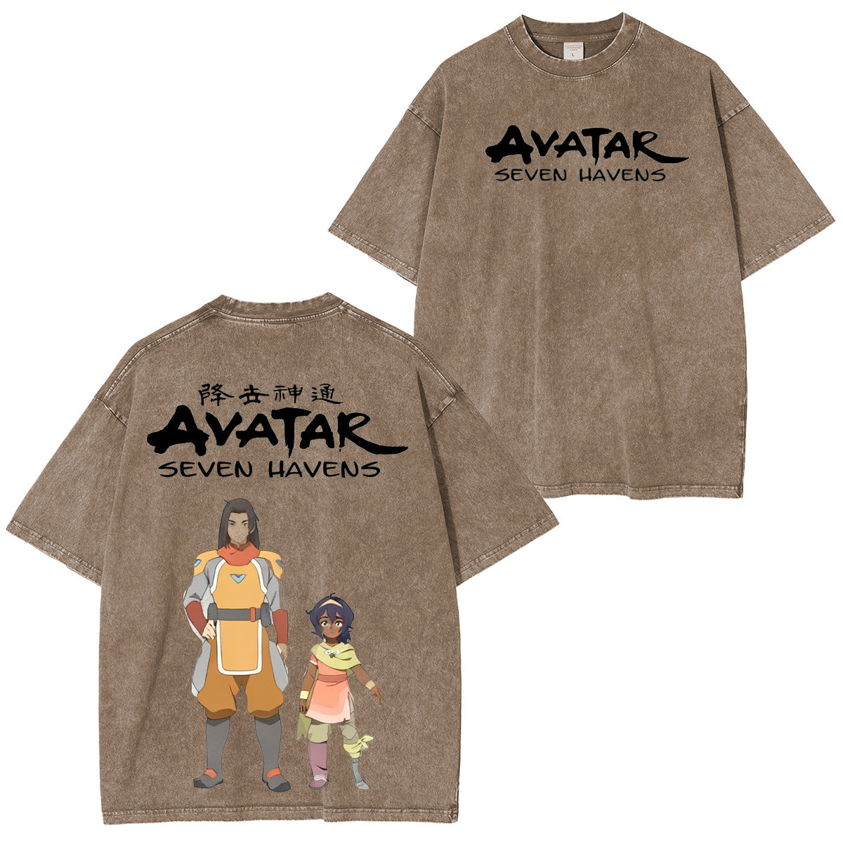 One Punch Man Avatar: Seven Havens Polera Lavada Vintage