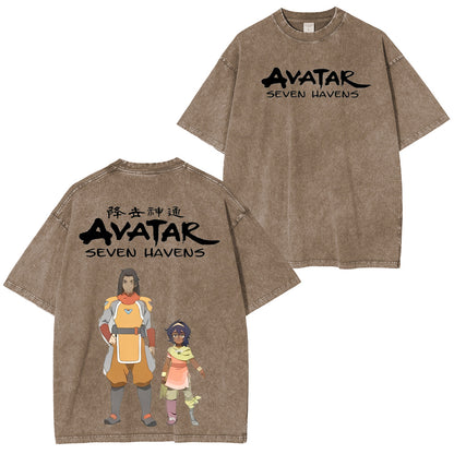 One Punch Man Avatar: Seven Havens Polera Lavada Vintage