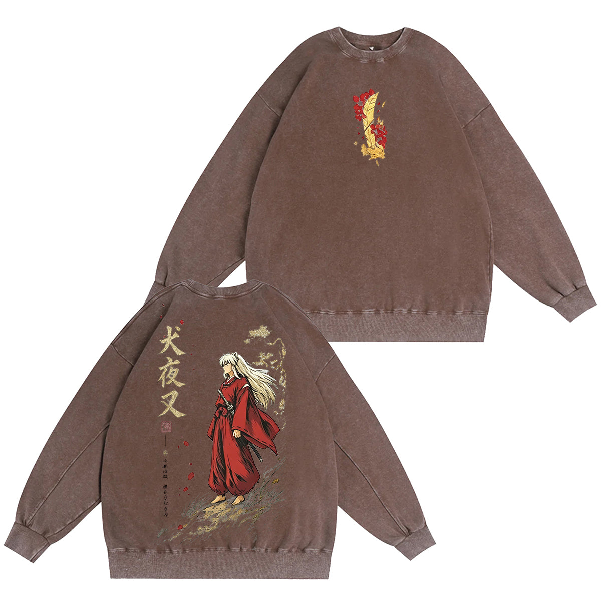 Inuyasha Vintage Unisex Washed T-Shirt