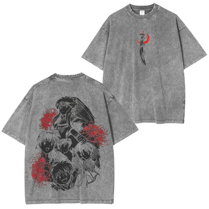 Inuyasha Vintage Polera Unisex Lavada