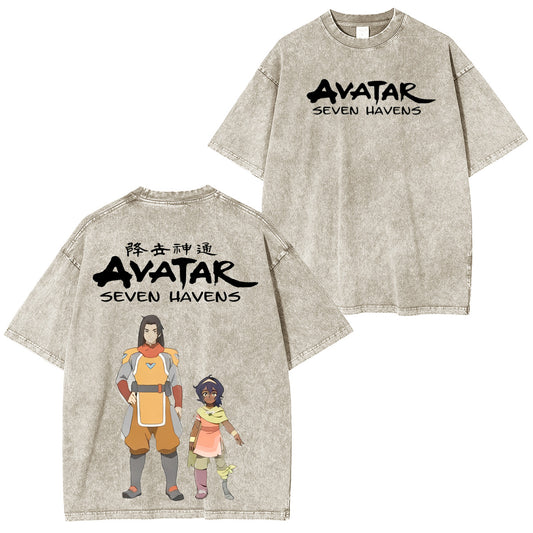 One Punch Man Avatar: Seven Havens Vintage Washed T-shirt/Crewneck/Hoodie