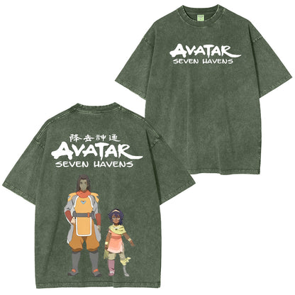 One Punch Man Avatar: Seven Havens Polera Lavada Vintage